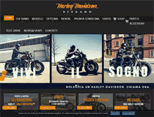 Tablet Screenshot of harley-davidson-bergamo.com